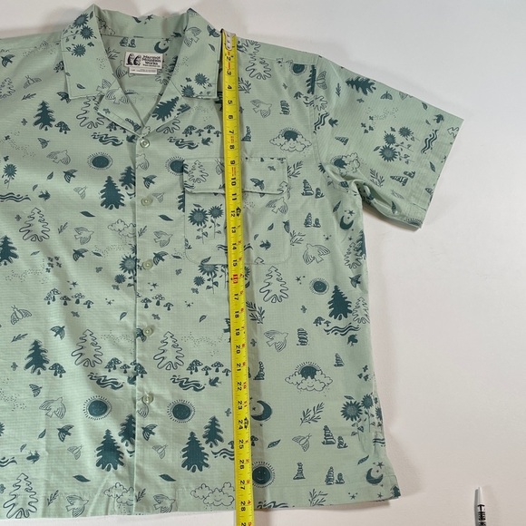Marmot Mountain Works Green Muir Camp Novelty Men’s Shirt - Size Large - Picture 13 of 14